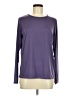 Real Essentials Purple Long Sleeve Top Size M - photo 1