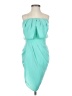 Guess 100% Polyester Teal Cocktail Dress Size 0 (estimated) - photo 1