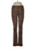W by Worth Animal Print Brown Casual Pants Size 6 - photo 1