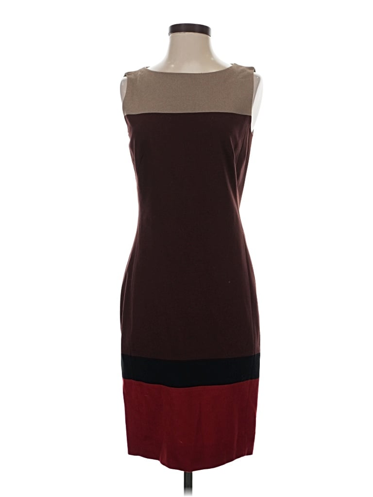 Pre-owned Akris Punto Cocktail Dress In Burgundy