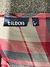 Tildon 100% Polyester Plaid Burgundy Long Sleeve Blouse Size S - photo 7