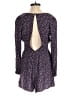American Eagle Outfitters 100% Viscose Hearts Blue Romper Size S - photo 2
