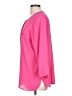 JM Collection 100% Polyester Pink 3/4 Sleeve Blouse Size L - photo 5