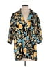 Zara Paisley Teal 3/4 Sleeve Blouse Size XS - photo 1