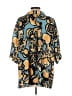 Zara Paisley Teal 3/4 Sleeve Blouse Size XS - photo 2