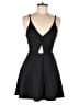 Unbranded Solid Black Cocktail Dress Size S (estimated) - photo 1
