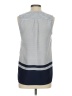 Dalia Collection 100% Polyester Blue Sleeveless Blouse Size XS - photo 2