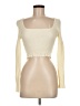 Double Zero Ivory Long Sleeve Top Size M - photo 1