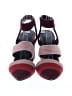Cecelia New York Color Block Burgundy Red Heels Size 7 - photo 2