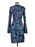 Tory Burch Print Blue Casual Dress Size L - photo 2