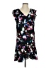 1.State 100% Polyester Print Black Casual Dress Size S - photo 1