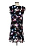 1.State 100% Polyester Print Black Casual Dress Size S - photo 2