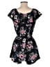 Derek Heart Floral Black Romper Size L - photo 2