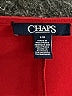 Chaps Solid Red Cocktail Dress Size L - photo 6