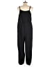 Shein 100% Polyester Solid Black Jumpsuit Size L - photo 2