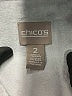 Chico's 100% Cotton Metallic Silver Long Sleeve Button-Down Shirt Size Lg (2) - photo 7