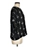 ee:some 100% Polyester Black 3/4 Sleeve Blouse Size M - photo 4