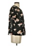 Bellerose Floral Black Short Sleeve Blouse Size XS (0) - photo 4
