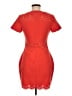 Likely Red Orange Cocktail Dress Size 8 - photo 2