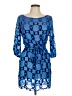 Hale Bob Blue 3/4 Sleeve Blouse Size L - photo 1