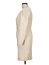Mojo. S. Phine Solid Ivory Cocktail Dress Size L (estimated) - photo 5