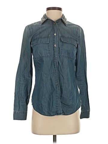 MICHAEL Michael Kors Long Sleeve Button-Down Shirt (view 1)