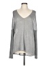 Dolce Cabo Gray Long Sleeve Top Size L - photo 1