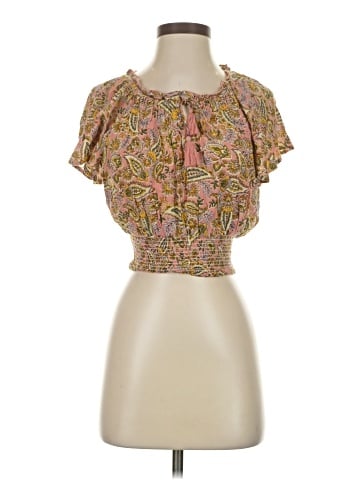 Patrons of Peace Short Sleeve Blouse (view 1)