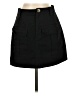 Zara Solid Black Casual Skirt Size S - photo 1