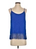Lilly Pulitzer 100% Polyester Blue Sleeveless Blouse Size S - photo 1