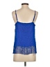 Lilly Pulitzer 100% Polyester Blue Sleeveless Blouse Size S - photo 2