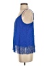Lilly Pulitzer 100% Polyester Blue Sleeveless Blouse Size S - photo 5