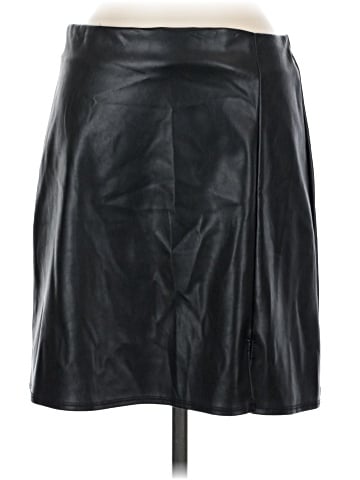 Old Navy Faux Leather Skirt (view 1)