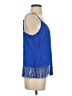 Lilly Pulitzer 100% Polyester Blue Sleeveless Blouse Size S - photo 4