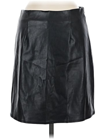 Old Navy Faux Leather Skirt (view 2)