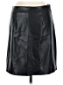 Old Navy 100% Polyester Black Faux Leather Skirt Size M - photo 2