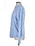 UNTUCKit Checkered-gingham Blue Long Sleeve Button-Down Shirt Size L - photo 5