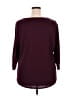 I.N. Studio Burgundy 3/4 Sleeve T-Shirt Size 3X - photo 2