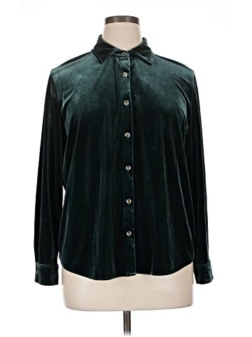 AK Anne Klein Long Sleeve Blouse (view 1)