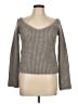 Endless Rose Metallic Gray Pullover Sweater Size L - photo 1