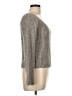 Endless Rose Metallic Gray Pullover Sweater Size L - photo 4