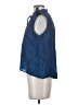 J.Crew Blue Sleeveless Blouse Size S - photo 5