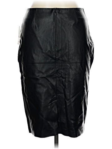 INC International Concepts Faux Leather Skirt (view 2)