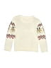Holiday Time Hearts Ivory Pullover Sweater Size 4T - photo 2
