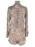 Chaser Animal Print Tan Romper Size M - photo 2