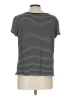 Misia Stripes Black Short Sleeve Top Size L - photo 2