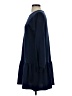 Unbranded Solid Blue Casual Dress Size S - photo 5