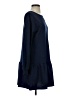 Unbranded Solid Blue Casual Dress Size S - photo 4