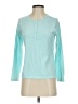 Lands' End Teal Long Sleeve Henley Size XS - photo 1