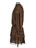 Express 100% Polyester Animal Print Brown Casual Dress Size S - photo 5